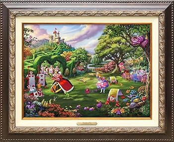 ディズニー 不思議の国のアリス 立体絵画 Alice in Wonderland Amazon.co.jp: アートショップ フォームス Disney ディズニー トーマス